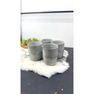 Mica Decorations Pottery Mug Gray European handleless cup ceramic